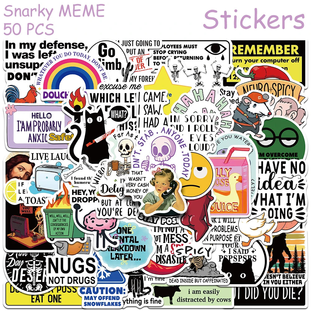 Snarky MEME Stickers