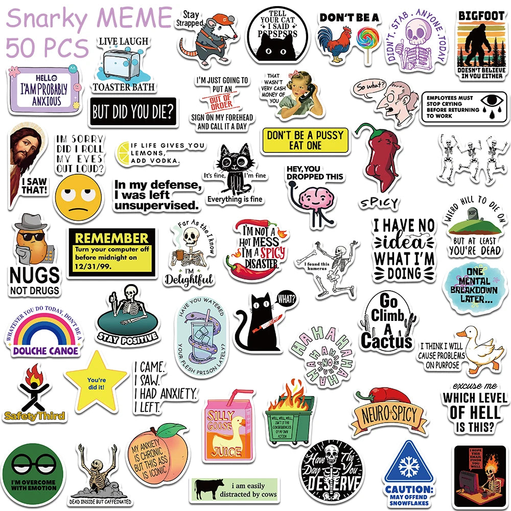 Snarky MEME Stickers